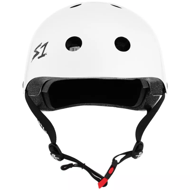 Skateboard helmet S-One Mini Lifer White Gloss 2024 